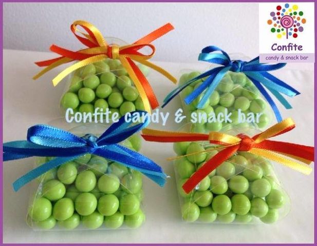 Agradecimientos.
Contamos con diferentes presentaciones para dulces, y los personalizamos de acuerdo a tu evento.